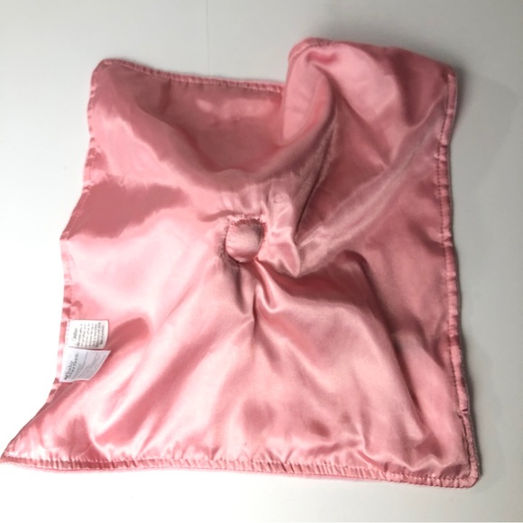 Baby Starters Security Blanket Lovey Plush Satin Pink Unicorn Rattle One of Kind - Picture 4 of 13